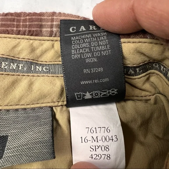 REI Striped Casual Shirt Men’s L Short Sleeve 7 Button Chest Pocket L030922 - Picture 4 of 4